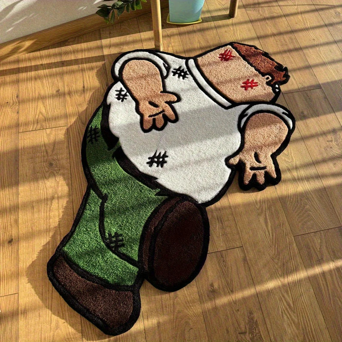 VIKAMA Parody Home Pete Carpet Cartoon Character Living Room Bedroom Carpet Home Living Room Theme Decoration