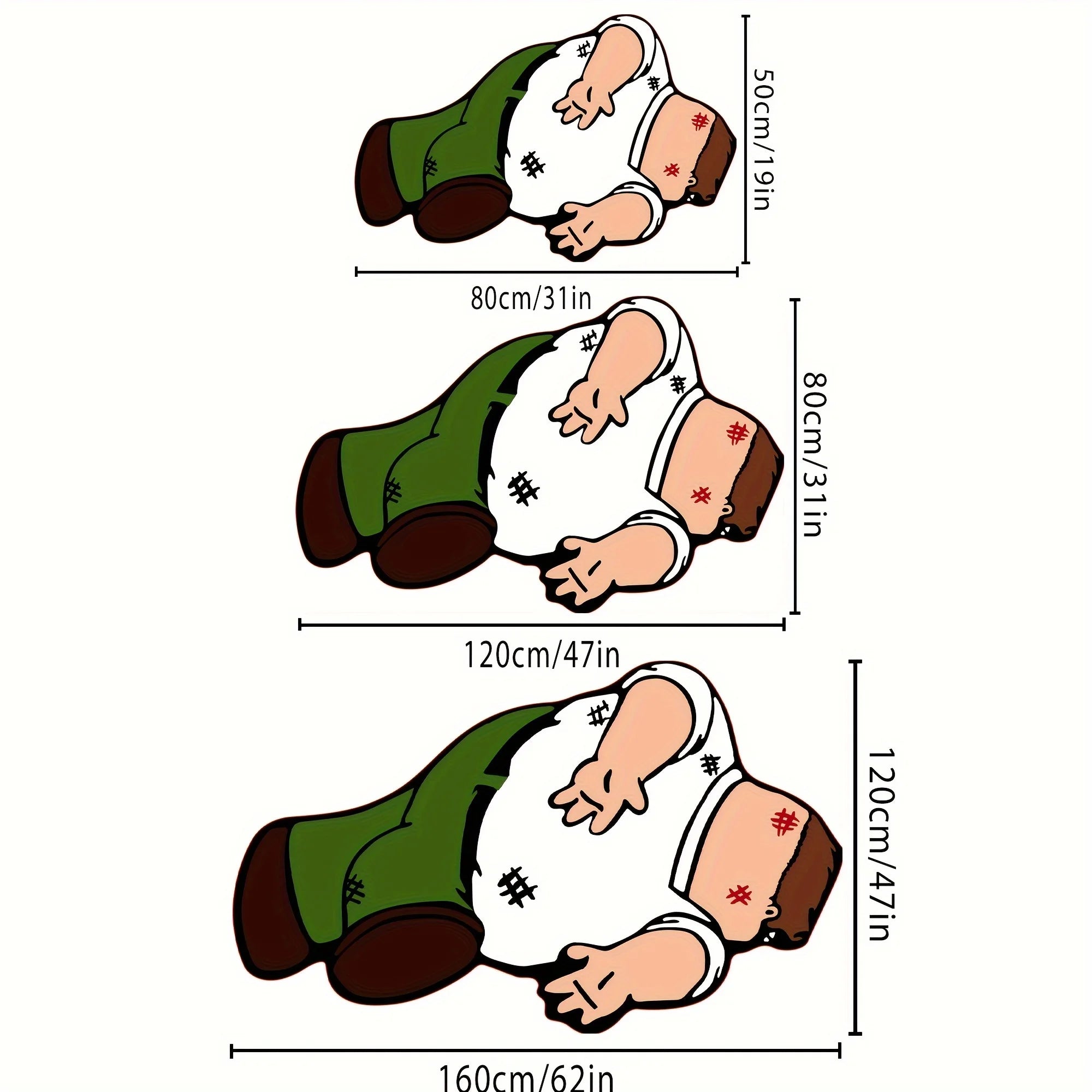 VIKAMA Parody Home Pete Carpet Cartoon Character Living Room Bedroom Carpet Home Living Room Theme Decoration